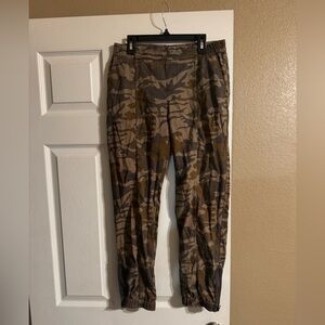 Roots Canada Camo Jogger Pants | Hemp Blend | Elastic Waist